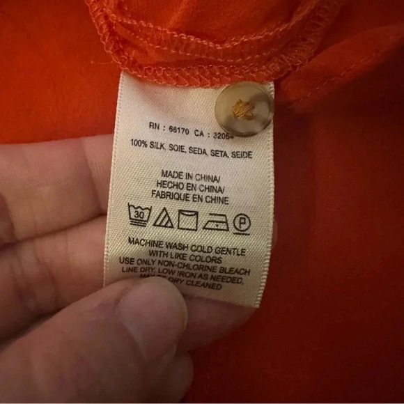 MAEVE• Silk Collared Sleeveless Blouse size medium - Picture 7 of 13